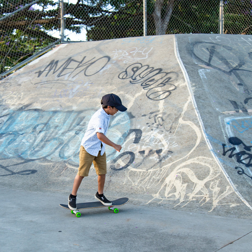 skateboard session