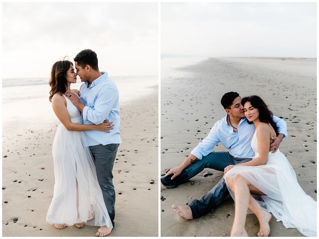 beachfront couple. Jailyn Untalan Photography